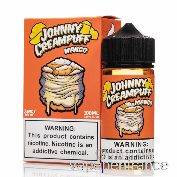 Mangue - Johnny Creampuff - 100 Ml 0 Mg Stylo Vape